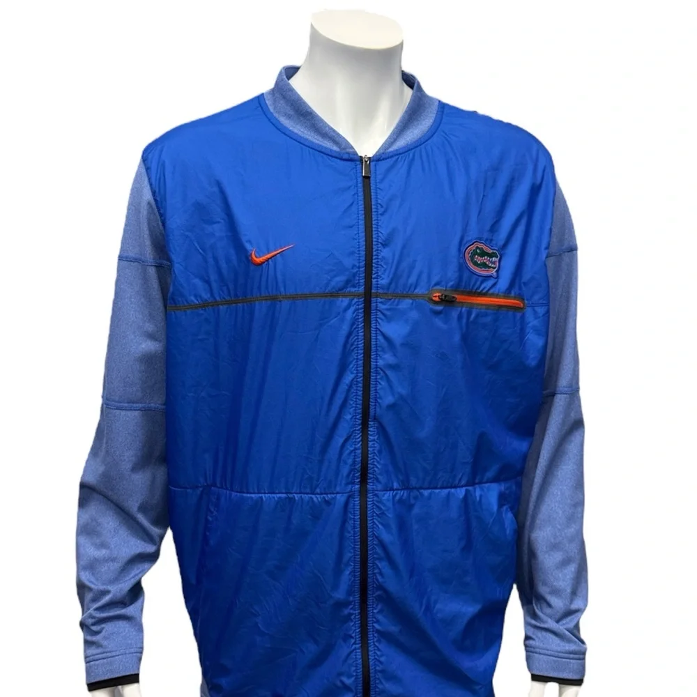 Nike Shield Embroidered University of Florida Gators Full Zip Raglan Jacket XXL